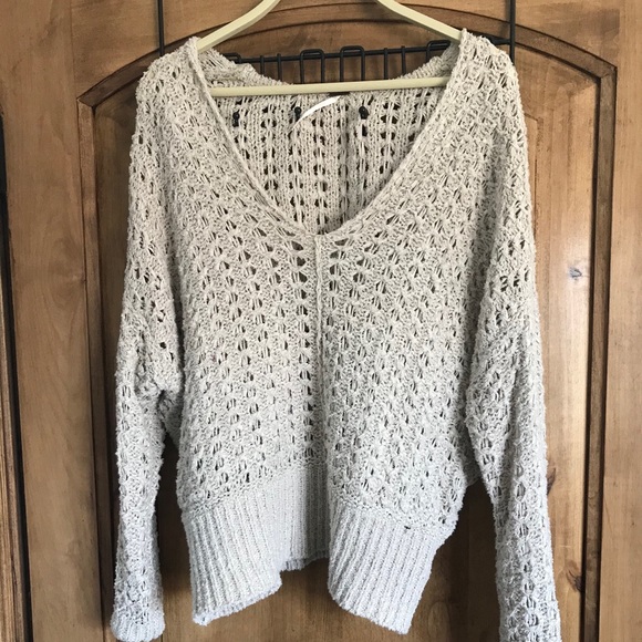 Free People Scoop Neck Knitted Sweater - Picture 2 of 3